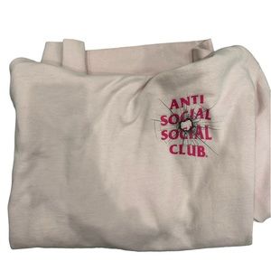 Anti Social Social Club Hoodie Pink